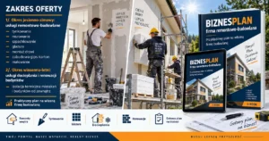 Biznesplan firma remontowa i elewacyjna (remonty wnętrz, docieplenia i elewacje) - wzór PDF do dotacji 