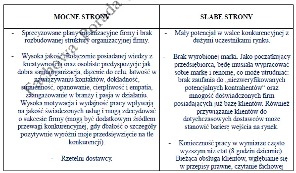 BIZNESPLAN internetowy sklep odzieżowy (moda damska, młodzieżowa i plus size) - wzór PDF do dotacji