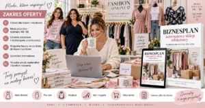 Biznesplan internetowy sklep odzieżowy (moda damska, młodzieżowa i plus size) - wzór PDF do dotacji 