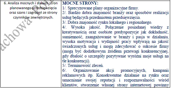 BIZNESPLAN mobilny warsztat samochodowy (elektronika, diagnostyka i chiptuning) - wzór PDF do dotacji