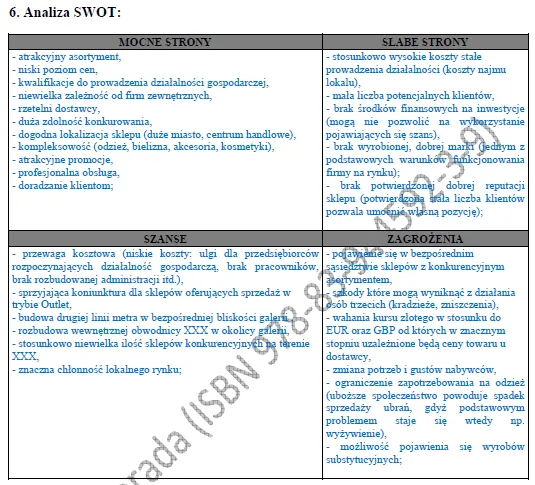 Biznesplan outlet odzieżowy (stacjonarny sklep z końcówkami kolekcji) - wzór PDF do dotacji-3 BIZNESPLAN outlet odzieżowy (stacjonarny sklep z końcówkami kolekcji) - wzór PDF do dotacji