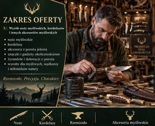 Biznesplan produkcja noży myśliwskich (zakład nożowniczy i akcesoria myśliwskie) - wzór PDF do dotacji (małe-2) BIZNESPLAN produkcja noży myśliwskich (zakład nożowniczy i akcesoria myśliwskie) - wzór PDF do dotacji