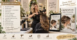 Biznesplan salon fryzjerski (strzyżenie, koloryzacja i pielęgnacja włosów) - wzór PDF do dotacji 