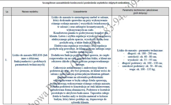 Biznesplan salon masażu (masaże relaksacyjne i orientalne) - wzór PDF do dotacji-8 BIZNESPLAN salon masażu (masaże relaksacyjne i orientalne) - wzór PDF do dotacji