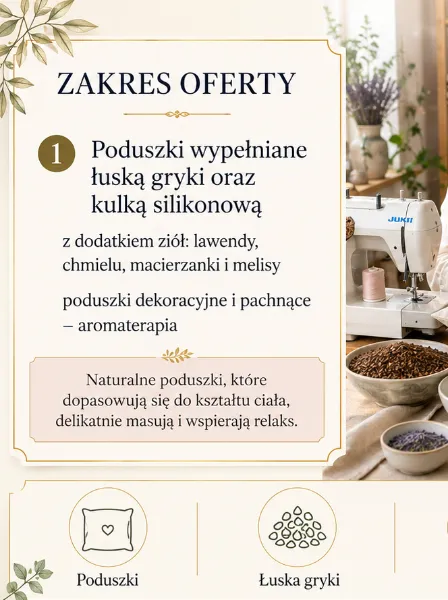 BIZNESPLAN sklep internetowy z rękodziełem (poduszki z łuską gryki) - wzór PDF do dotacji