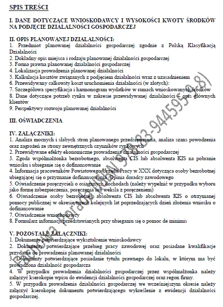 BIZNESPLAN studio pielęgnacji zwierząt (grooming i kompleksowa pielęgnacja psów) - wzór PDF do dotacji