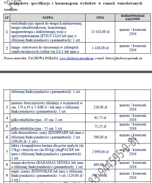 BIZNESPLAN studio pielęgnacji zwierząt (grooming i kompleksowa pielęgnacja psów) - wzór PDF do dotacji