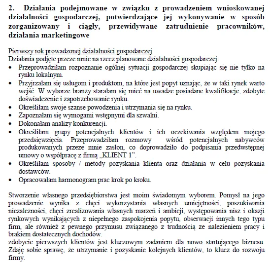 BIZNESPLAN szwalnia ze sklepem internetowym (tekstylia dla hoteli i transportu) - wzór PDF do dotacji