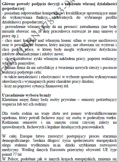 Biznesplan usługi opiekuńcze (opieka domowa nad seniorami i osobami potrzebującymi wsparcia) - wzór PDF do dotacji-3 BIZNESPLAN usługi opiekuńcze (opieka domowa nad seniorami i osobami potrzebującymi wsparcia) - wzór PDF do dotacji