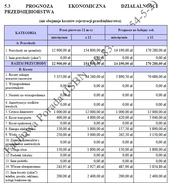 Biznesplan zakład ślusarsko-spawalniczy (bramy, balustrady i konstrukcje metalowe) - wzór PDF do dotacji