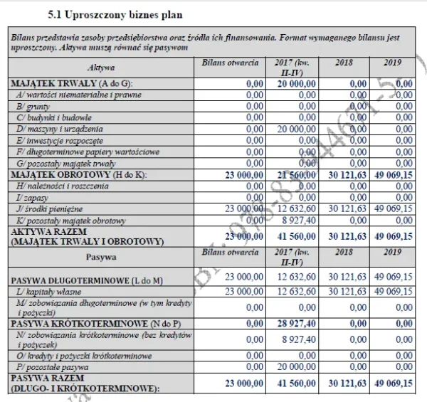 BIZNESPLAN zakład tapicerski (meble na zamówienie, renowacja i tapicerka samochodowa) - wzór PDF do dotacji